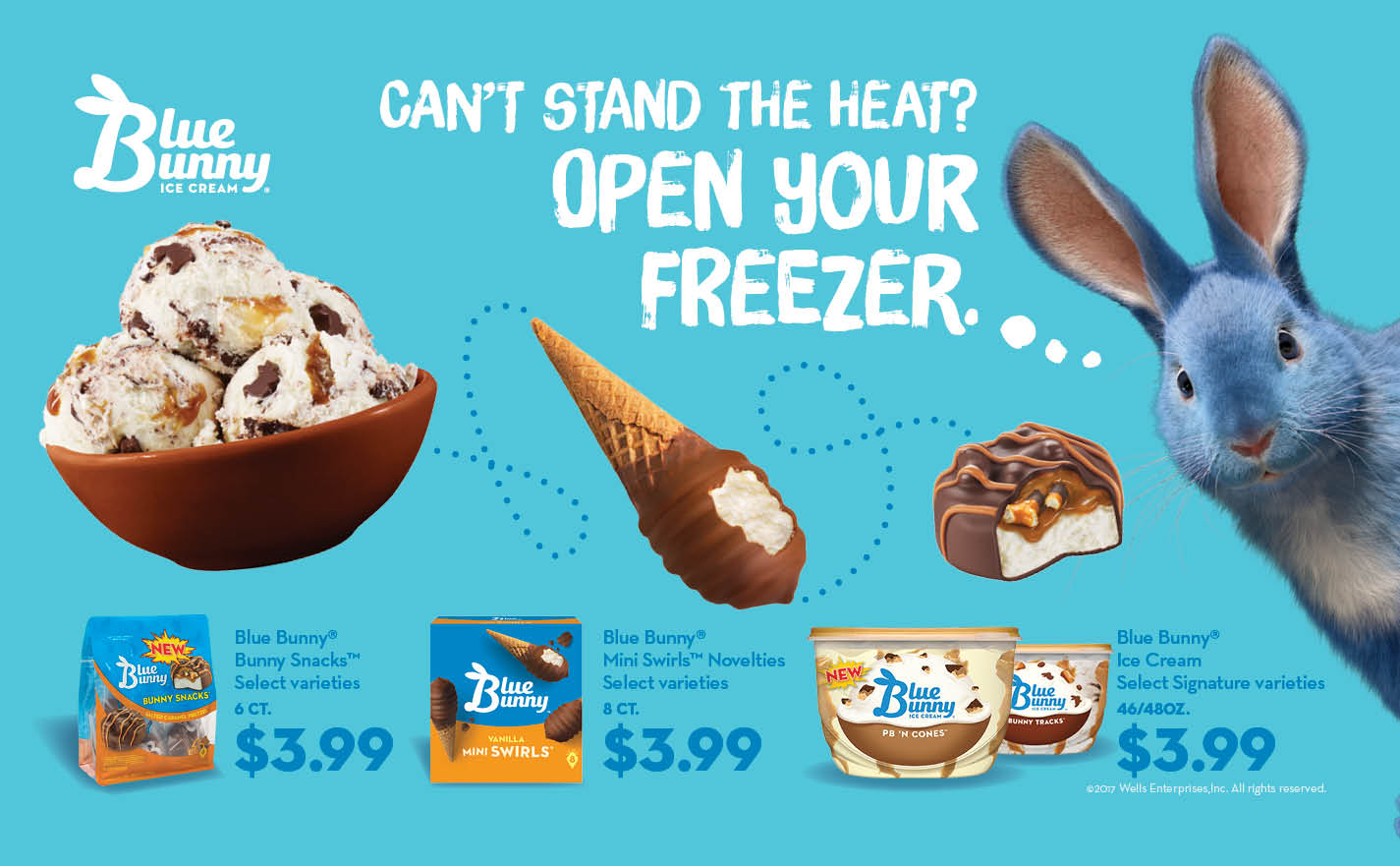 blue bunny ads in